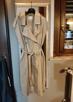 Trench lungo smanicato over size, marque: H&M, état: Très bon état, taille: L / 40 / 12, 15,00 €, 16,45 € Protection acheteurs incluse