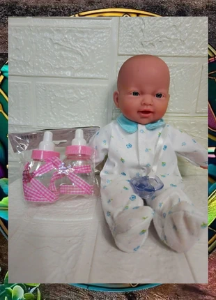 Precioso bebe con chupete y biberones cuerpo blandito y extremidades de goma de látex 🦄, marque: Bebe, état: Très bon état, taille: Taille unique, 14,90 €, 16,35 € Protection acheteurs incluse