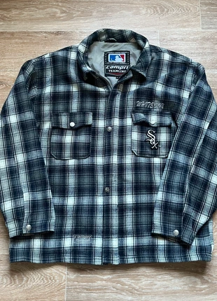 Veste chemise vintage baseball White Sox licence officielle noir et gris XL, marke: MLB, zustand: Sehr gut, größe: XL, 35,00 €, 37,45 € beinhaltet Vinted-Käuferschutz Pro