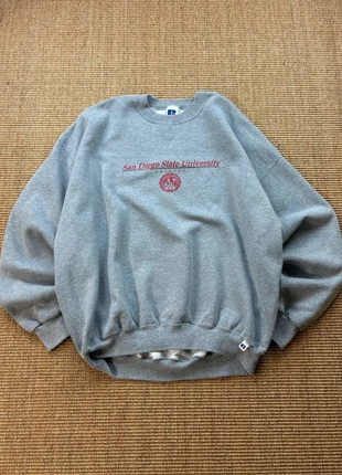 Russell Athletic crewneck gris San Diego State University Grandpa vintage USA 90s XXL homme #0296, marke: Russell Athletic, zustand: Sehr gut, größe: XXL, 34,30 €, 36,72 € beinhaltet Vinted-Käuferschutz Pro