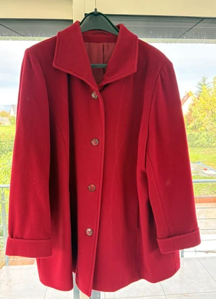 Manteau rouge chic Kirsten – taille 50 – laine & cachemire, marque: Kirsten, état: Très bon état, taille: 5XL / 50 / 22, 20,00 €, 21,70 € Protection acheteurs incluse