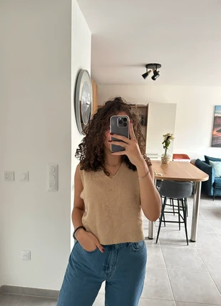 Pull sans manche beige M/38, brand: Vintage, condizioni: Ottime, taglia: M / IT 42 / EU 38, €5.00, €5.95 include la Protezione acquisti