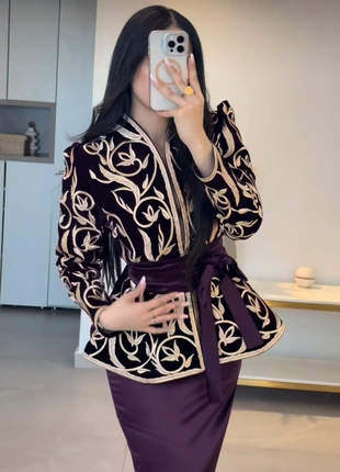 Ensemble karakou algérien tenue traditionnelle hlel khotba fiançailles mariage takchita caftan, marque: CHIC, état: Neuf avec étiquette, taille: L / 40 / 12, 90,00 €, 95,20 € Protection acheteurs incluse