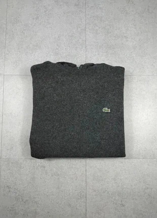 Pull - à Capuche - 100% Laine - Gris - Lacoste -Taille S, marque: Lacoste, état: Très bon état, taille: S, 45,00 €, 47,95 € Protection acheteurs incluse