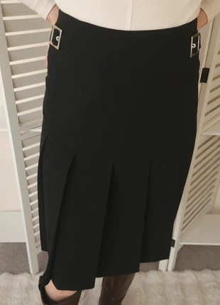 Jupe Trapèze Noire Classique Yessica - Style Kilt Chic!, merk: Yessica, staat: Nieuw zonder prijskaartje, maat: S / 36 / 8, € 14,00, € 15,40 inclusief Kopersbescherming