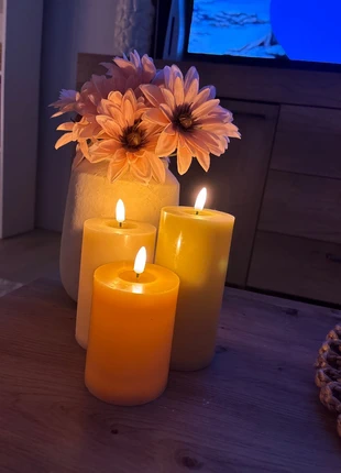 3 led kaarsen, merk: Jysk, staat: Nieuw zonder prijskaartje, € 8,00, € 9,10 inclusief Kopersbescherming