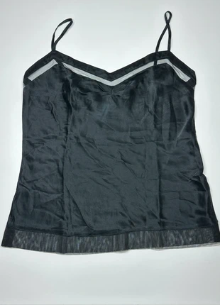Black satin top, marque: MNG, état: Très bon état, taille: M / 38 / 10, 5,00 €, 5,95 € Protection acheteurs incluse