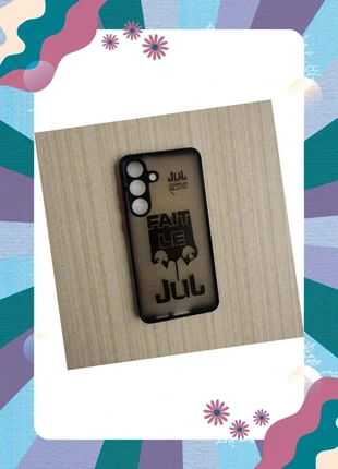 Coque silicone JUL Collection - Noire/transparente / Samsung S25 - Neuve, marque: Jul, état: Neuf avec étiquette, 14,50 €, 15,93 € Protection acheteurs (Pro) incluse