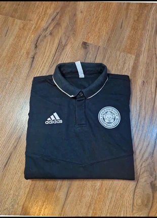 Polo Adidas Leicester City FC noir taille M, brand: adidas, condition: Very good, size: M, €20.00, €21.70 includes Buyer Protection Pro