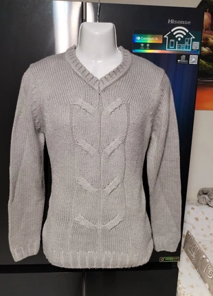 Maglione uomo, invernale, caldo, nuovo, taglia 42M, grigio, condizioni: Nuovo senza cartellino, taglia: M, €5.00, €5.95 include la Protezione acquisti