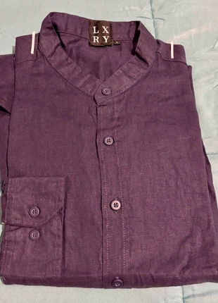 Camicia di lino da uomo L, marque: Luxury, état: Neuf sans étiquette, taille: L, 6,00 €, 7,00 € Protection acheteurs incluse