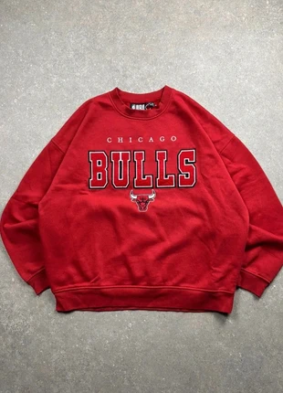 NBA Chicago Bulls Basketball Sweatshirt Pullover Large Fit Oversize Boxy, marke: NBA, zustand: Sehr gut, größe: S, 27,00 €, 29,05 € beinhaltet Vinted-Käuferschutz Pro