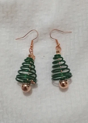Paire de boucles d'oreilles sapin Noël 5,5x 1,6cm, brand: Noël, condition: New with tags, €1.00, €1.75 includes Buyer Protection Pro