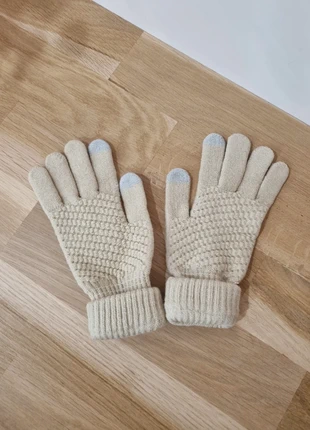 Gants beige mailles avec doigts tactiles, marca: sansnom., estado: Muito bom, tamanho: Tamanho único, €2.00, €2.80 inclui Proteção do Comprador