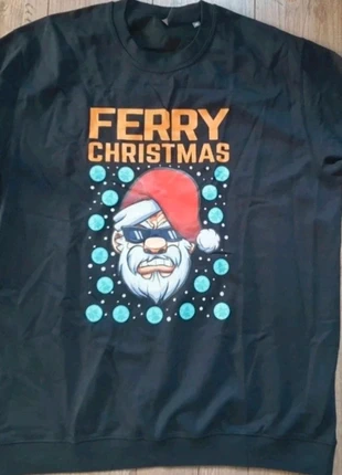 Foute kersttrui -Frank Lammers- Ferry Christmass, merk: Kariban, staat: Nieuw zonder prijskaartje, maat: 4XL, € 6,00, € 7,00 inclusief Kopersbescherming