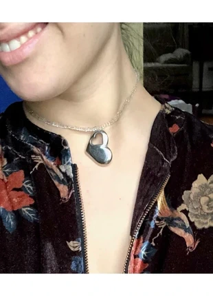 Collier coeur, brand: Artisan, condition: Very good, €3.50, €4.38 includes Buyer Protection