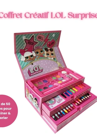 Coffret de coloriage LOL Surprise – mallette complète avec feutres, crayons, marca: Surprise, estado: Novo com etiquetas, tamanho: 4 anos / 104 cm, €8.00, €9.10 inclui Proteção do Comprador