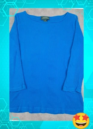 Pull bleu côtelé manche 3/4 Marque Lauren Ralph Lauren Taille L, marke: Lauren Ralph Lauren, zustand: Sehr gut, größe: L / 40 / 12, 20,00 €, 21,70 € beinhaltet Vinted-Käuferschutz Pro