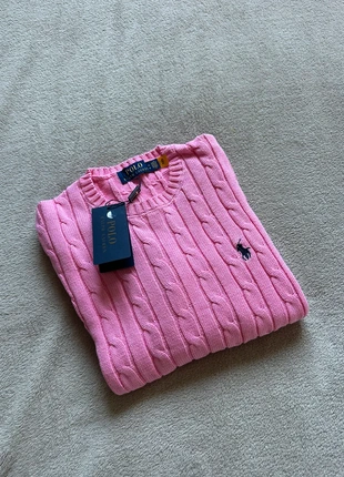 Pull tressé Ralph Lauren rose taille s, marque: Ralph Lauren, état: Neuf avec étiquette, taille: S / 36 / 8, 60,00 €, 63,70 € Protection acheteurs incluse