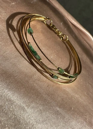 Bracelet Bohm Paris - Prune- Agate mousse, marque: Bohm, état: Neuf avec étiquette, 21,90 €, 23,70 € Protection acheteurs incluse