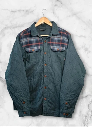 Surchemise Columbia matelassée carreaux flanelle veste workwear bleu vert taille M homme, brand: Columbia, condition: Very good, size: M, €19.00, €20.65 includes Buyer Protection