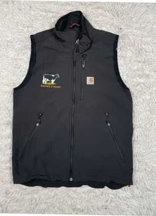 Veste sans manche Carhartt noire avec petite vache brodée | Taille : M, marca: Carhartt, estado: Muito bom, tamanho: M, €49.90, €53.10 inclui Proteção do Comprador