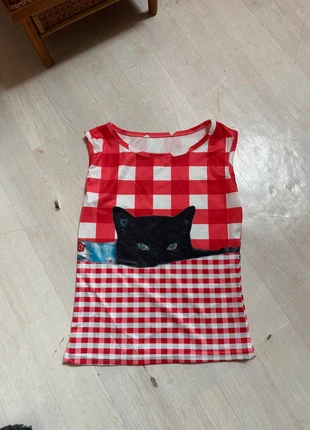 Top vintage chat carreaux, marque: Top Vintage, état: Neuf sans étiquette, taille: S / 36 / 8, 35,00 €, 37,45 € Protection acheteurs incluse