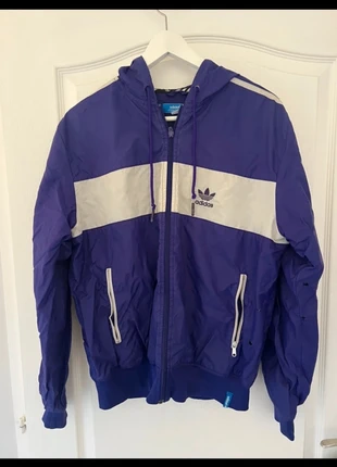 💜 Veste Adidas Originals violette à capuche – Taille 50 (L homme, marque: adidas, état: Satisfaisant, taille: L, 8,00 €, 9,10 € Protection acheteurs incluse
