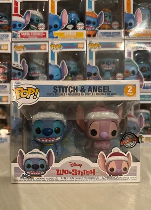 Funko Pop édition limitée Set Stitch & Angel #2, marca: Funko Pop, estado: Muy bueno, tamaño: Prematuro, máx. 44 cm, 37,99 €, 40,59 € Protección al comprador incluida
