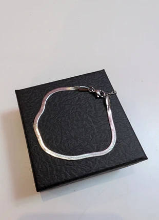 Bracciale argento in acciaio inox, état: Neuf avec étiquette, 4,00 €, 4,90 € Protection acheteurs incluse