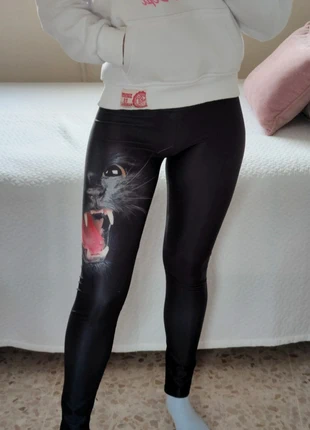 Lote 3 leggins negros, estado: Novo sem etiquetas, tamanho: S / 36 / 8, €10.00, €11.20 inclui Proteção do Comprador