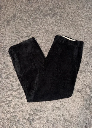 Pantalon En Velours Côtelé / Corduroy Blue Harbour noir coton cotelé coupe ample taille W38 L29, brand: Vintage Dressing, condizioni: Ottime, taglia: IT 46 | W36, €12.00, €13.30 include la Protezione acquisti