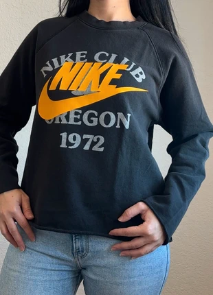 Sweat Nike style vintage universitaire noir logo Nike club oregon 1972 cropped taille M/38, brand: Nike, condition: Very good, size: S / 36 / 8, €25.00, €26.95 includes Buyer Protection