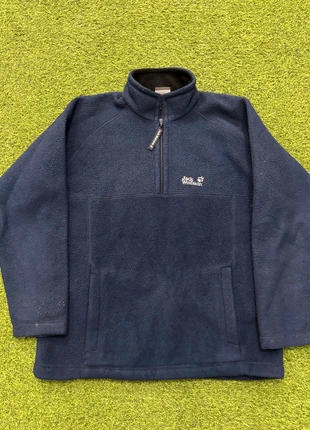 Quarter Zip Jack Wolfskin Azul Marino Vintage 90s Exclusive, marque: Jack Wolfskin, état: Très bon état, taille: M, 8,00 €, 9,10 € Protection acheteurs incluse