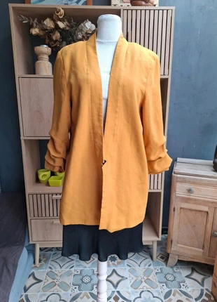 💛Veste Moutarde manche avec effet retroussée 80's, brand: Vintage Dressing, condition: New without tags, size: L / 40 / 12, €19.30, €20.97 includes Buyer Protection