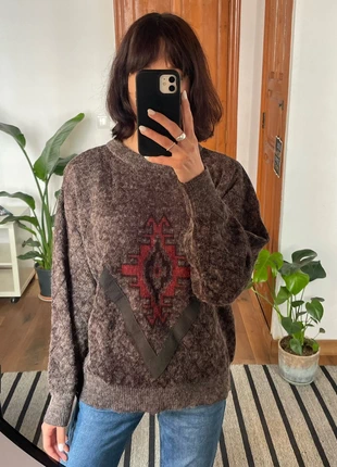 Jersey vintage unisex estampado – Talla M aprox., marca: Vintage Dressing, estado: Muy bueno, tamaño: M / 38 / 10, 23,00 €, 24,85 € Protección al comprador incluida