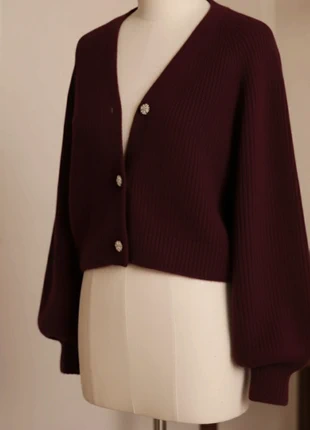 Gilet / Cardigan Court en Maille Bordeaux Boutons Diamant ~ T M.38 Neuf, brand: Tendance, condition: Very good, size: M / 38 / 10, €54.99, €58.44 includes Buyer Protection