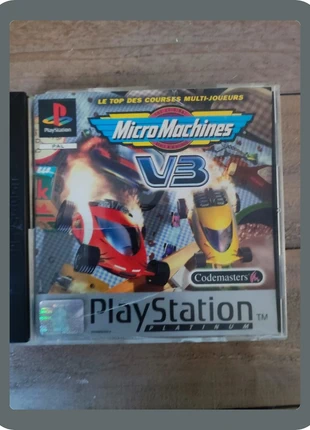 Jeu vidéo PlayStation 1/ps1 Micro Machine V3 complet - Fr, estado: Bom, €15.00, €16.45 inclui Proteção do Comprador
