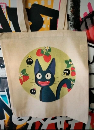 Tote bag studio Ghibli jiji Kiki la petite sorcière, marque: Studio Ghibli, état: Très bon état, 10,00 €, 11,20 € Protection acheteurs (Pro) incluse