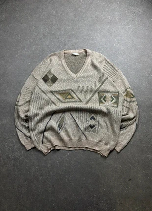 Vintage V Cotton Sweater 1990s, merk: Vintage Dressing, staat: Goed, maat: XL, € 22,00, € 23,80 inclusief Kopersbescherming Pro