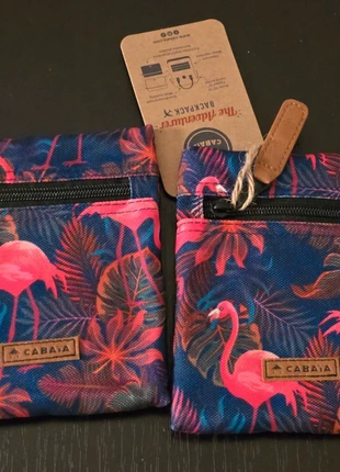Lot de 2 pochettes Burano flamants rose Neuves9, marque: Cabaïa, état: Neuf avec étiquette, 16,00 €, 17,50 € Protection acheteurs incluse