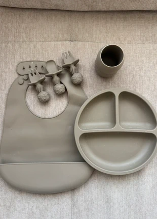 Ensemble repas bébé, marque: panda ear, état: Neuf sans étiquette, 15,00 €, 16,45 € Protection acheteurs incluse