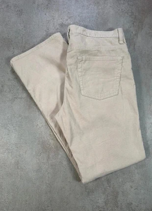Pantalon En Velours Côtelé / Corduroy gap bootcut beige coton cotele poches ceinture taille 44, brand: GAP, condizioni: Ottime, taglia: IT 44 | W34, €7.00, €8.05 include la Protezione acquisti Pro
