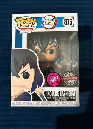 Funko pop de Inosuke Hashibira de la licence Demon Slayer en version Flocked et Chase, marque: Funko, état: Très bon état, taille: Taille unique, 28,00 €, 30,10 € Protection acheteurs incluse