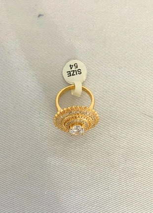 Bague dorée stylée et élégante, marque: Inconnu, état: Neuf sans étiquette, taille: 19 mm, 3,50 €, 4,38 € Protection acheteurs (Pro) incluse