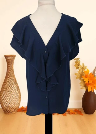 Blouse marine SHEIN - Taille M 💙, marca: Shein, estado: Muito bom, tamanho: M / 38 / 10, €8.00, €9.10 inclui Proteção do Comprador