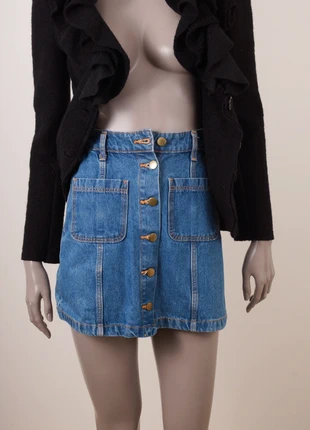 Jupe en jean boutonnée H&M Divided – taille 34 (XS), marca: H&M Divided, estado: Muito bom, tamanho: XS / 34 / 6, €12.00, €13.30 inclui Proteção do Comprador