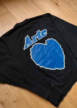 Sweat Arte Antwerp pixel bleu - 100% coton - coupe oversize - taille M (étiquette XS), brand: Arte, condizioni: Ottime, taglia: M, €54.90, €58.35 include la Protezione acquisti