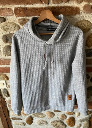 Pull gris homme à capuche taille L, merk: Siimhwrss, staat: Heel goed, maat: L, € 4,00, € 4,90 inclusief Kopersbescherming