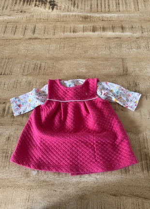 Robe + tee shirt, marque: Obaïbi, état: Bon état, taille: Jusqu'à 1 mois / 50 cm, 1,00 €, 1,75 € Protection acheteurs incluse